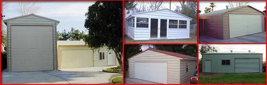 Metal garage kits availble in many styles and sizes