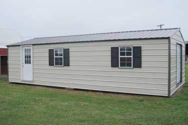 Standard pitched roof metal storage buildings