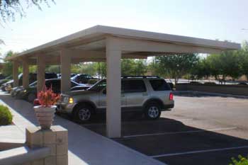 Commercial Carports - Full Cantilever Design