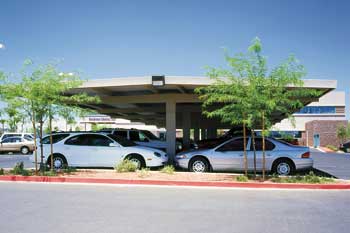 Commercial Carports - T Frame Design