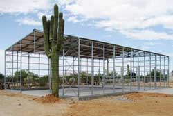 Steel framed buildings