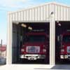 Metal storage building