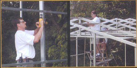 Kit home roof and wall framing