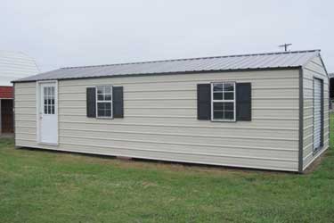 Standard pitched roof metal storage buildings