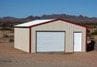Steel building garage kit