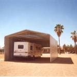 Carport With Partial End Enclosure