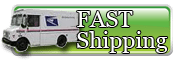 Fast shipping anywhere in the USA