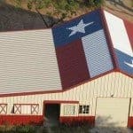 Steel building plant in Texas