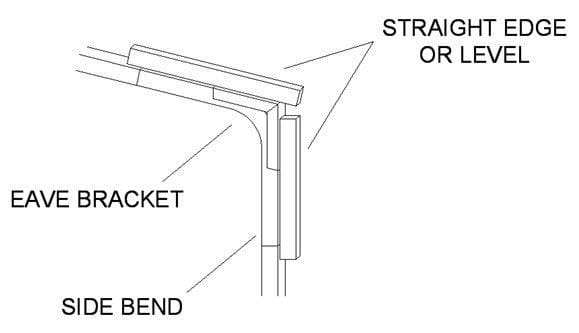 Installing Corner or Eave Brackets Installing Corner or Eave Brackets