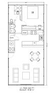 900 Square Feet Gambrel Floor Plan