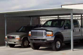 Commercial Carports - Comm Carport Post Purlin350