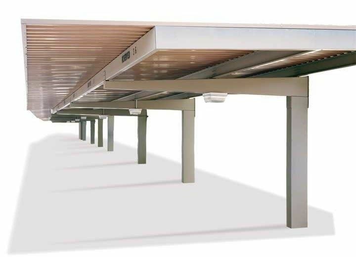 Commercial Carports : Full-Cantilever Design