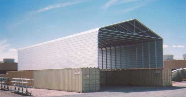 Large Industrial Metal Carport