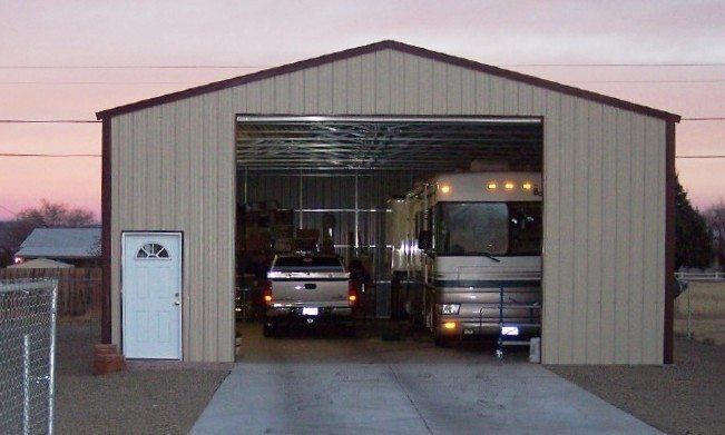 Metal Rv Garage Lots Of Extra Space