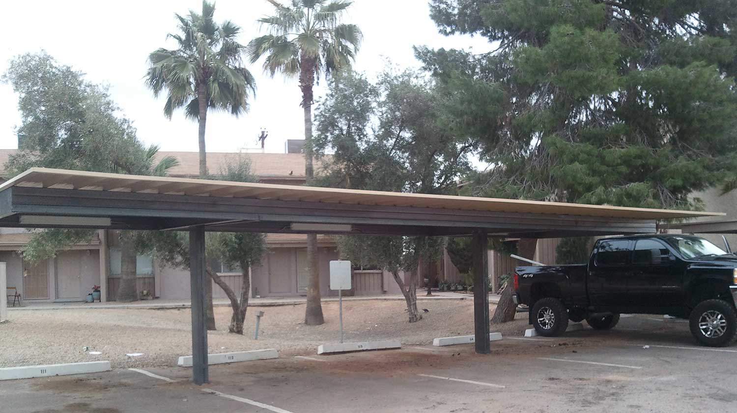 Commercial Carports and Covered Parking Structures