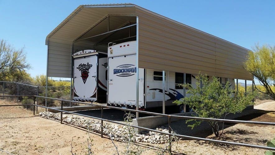 RV Carports | Metal RV Covers