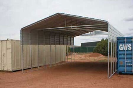 Steel RV Carport in New Mexico