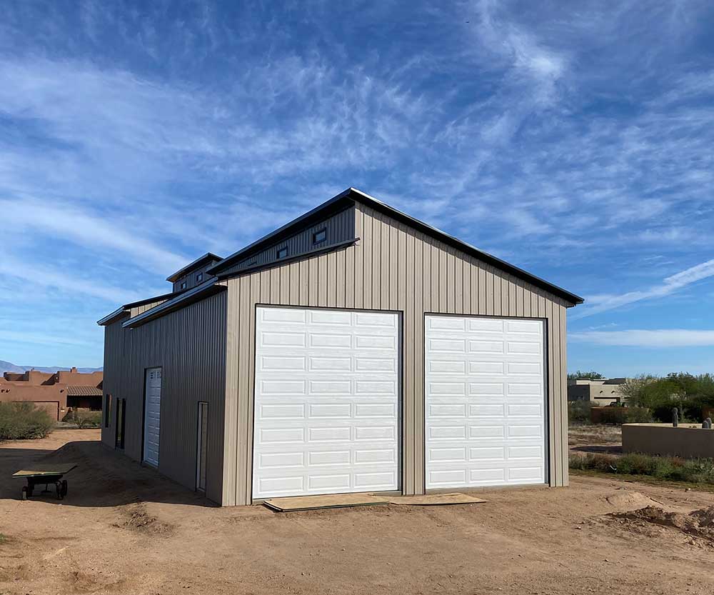 Two-Story Office with Double RV Bay
