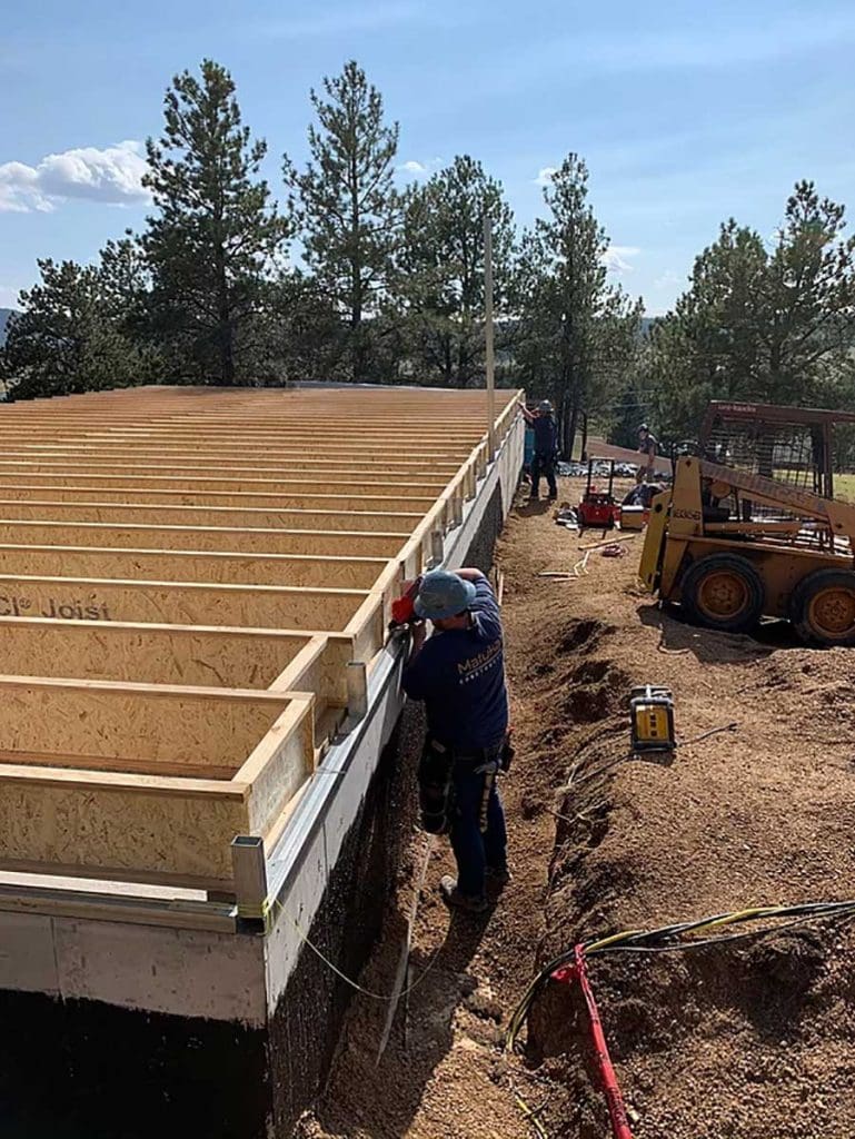 Floor for a barndominium