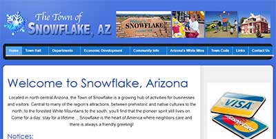 Town of Show Low, AZ website