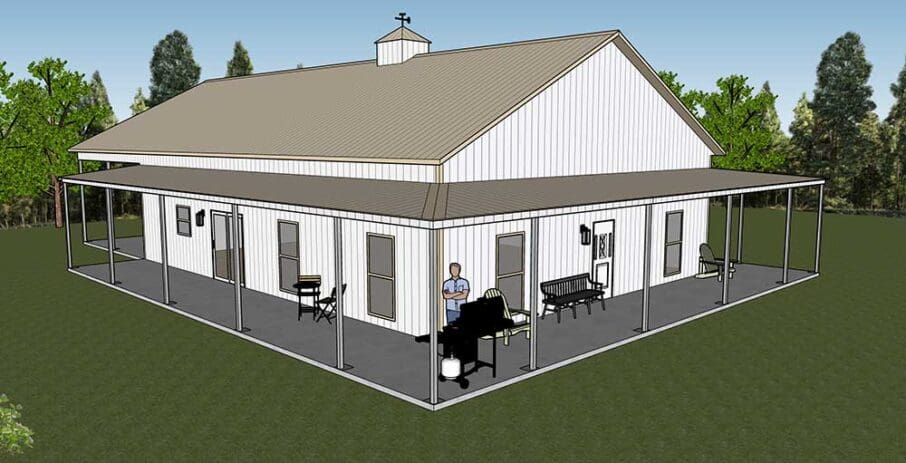 Building Our Wrap Around Deck on Our Off Grid Apartment - Renovating Off Grid Apartment With A Wrap Around Porch