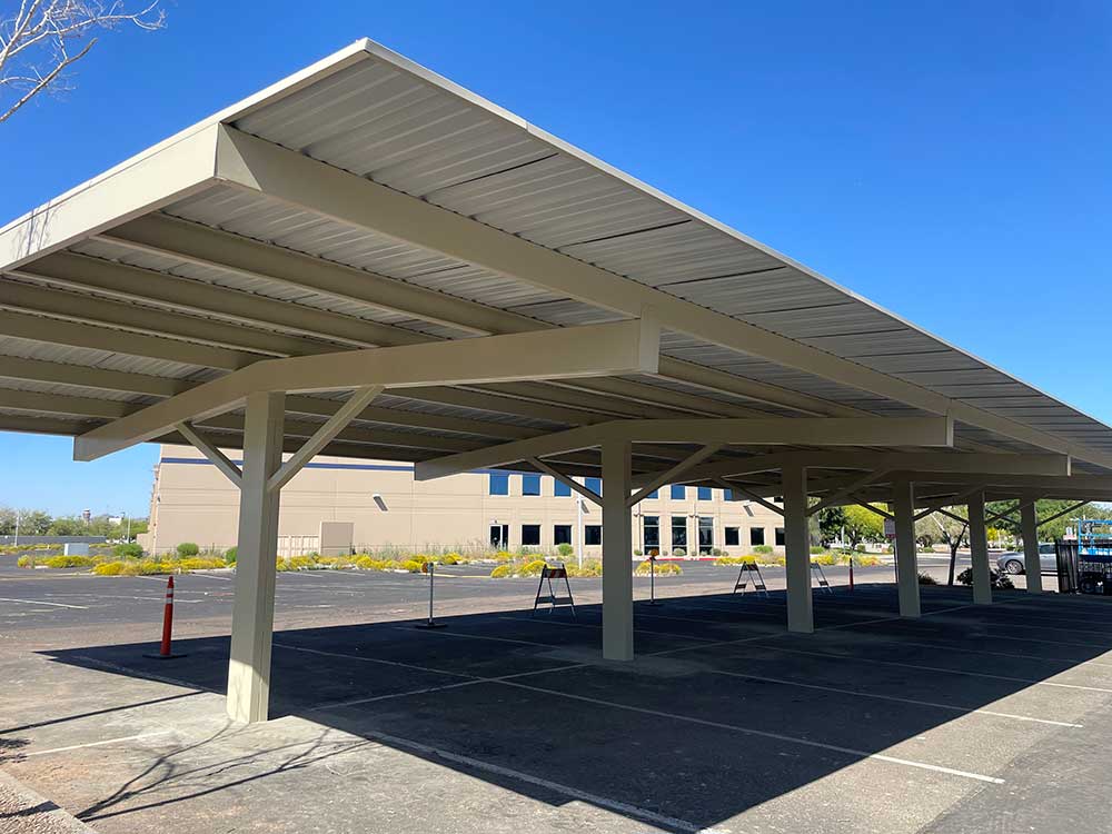 T-Frame Painted T-Frame commercial carport
