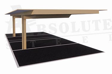 Full Cantilever Commercial Parking Structure Full cantilever rendering