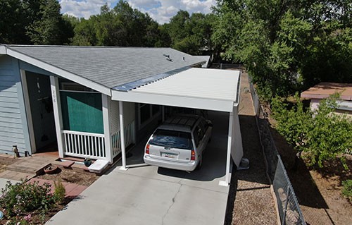 Arizona single slope carport
